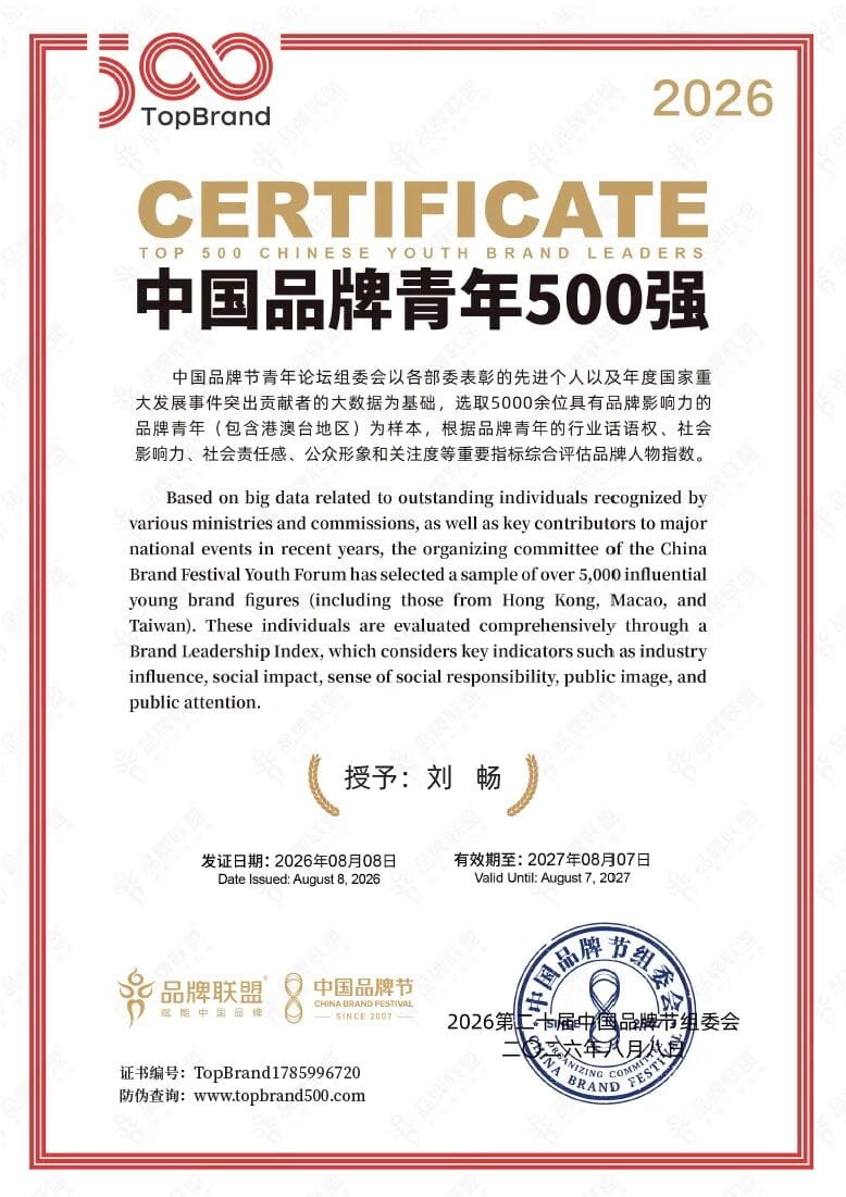 中国品牌青年500强